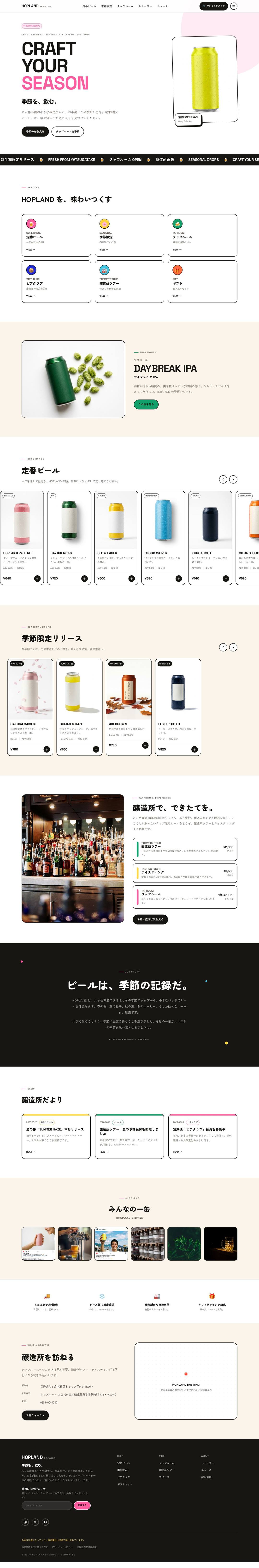 HOPLAND BREWING — full page