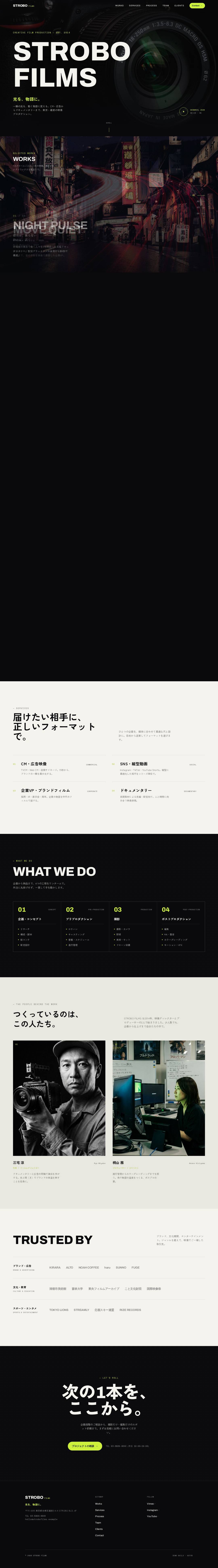 STROBO FILMS — full page